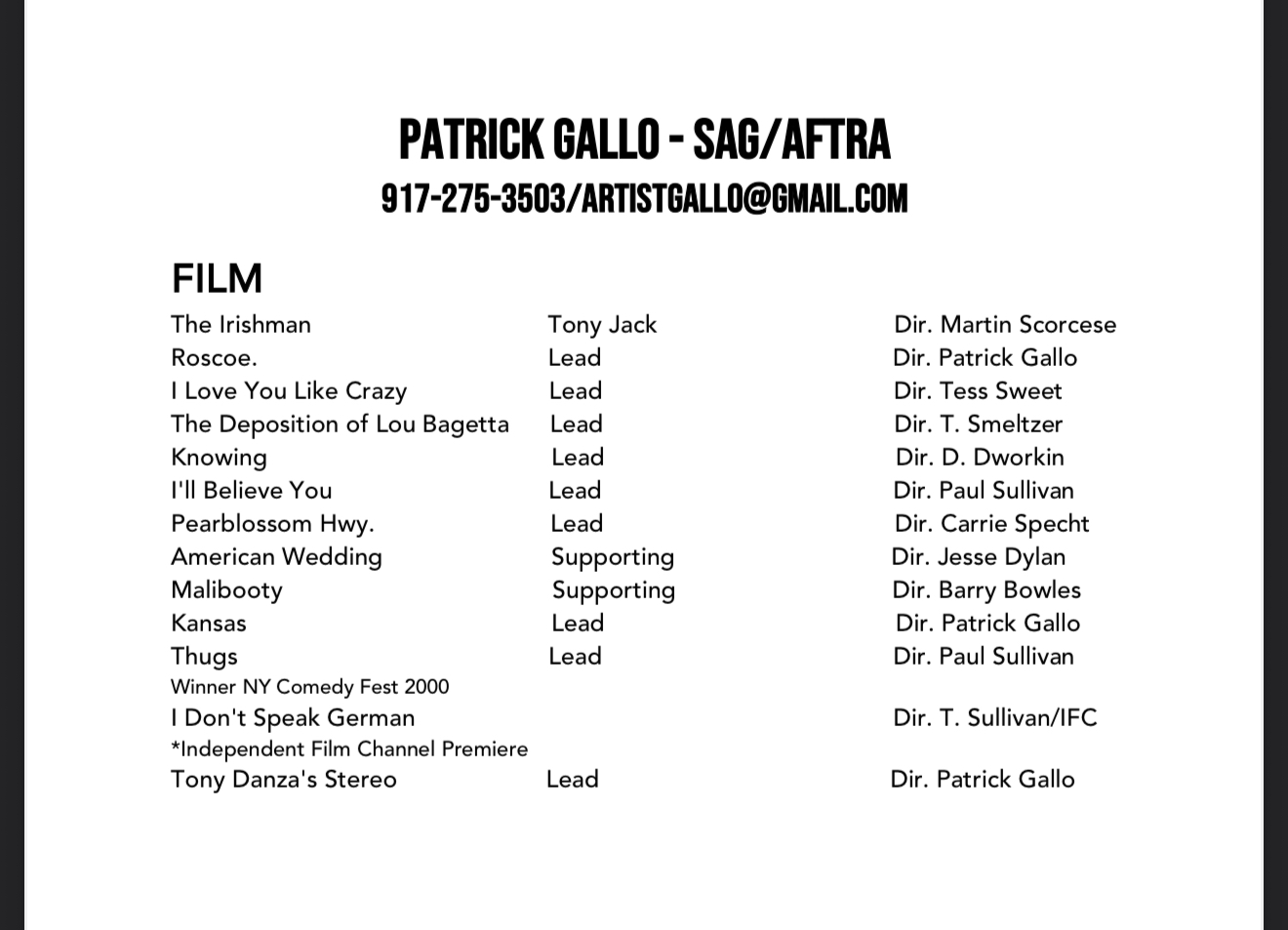 Patrick Gallo